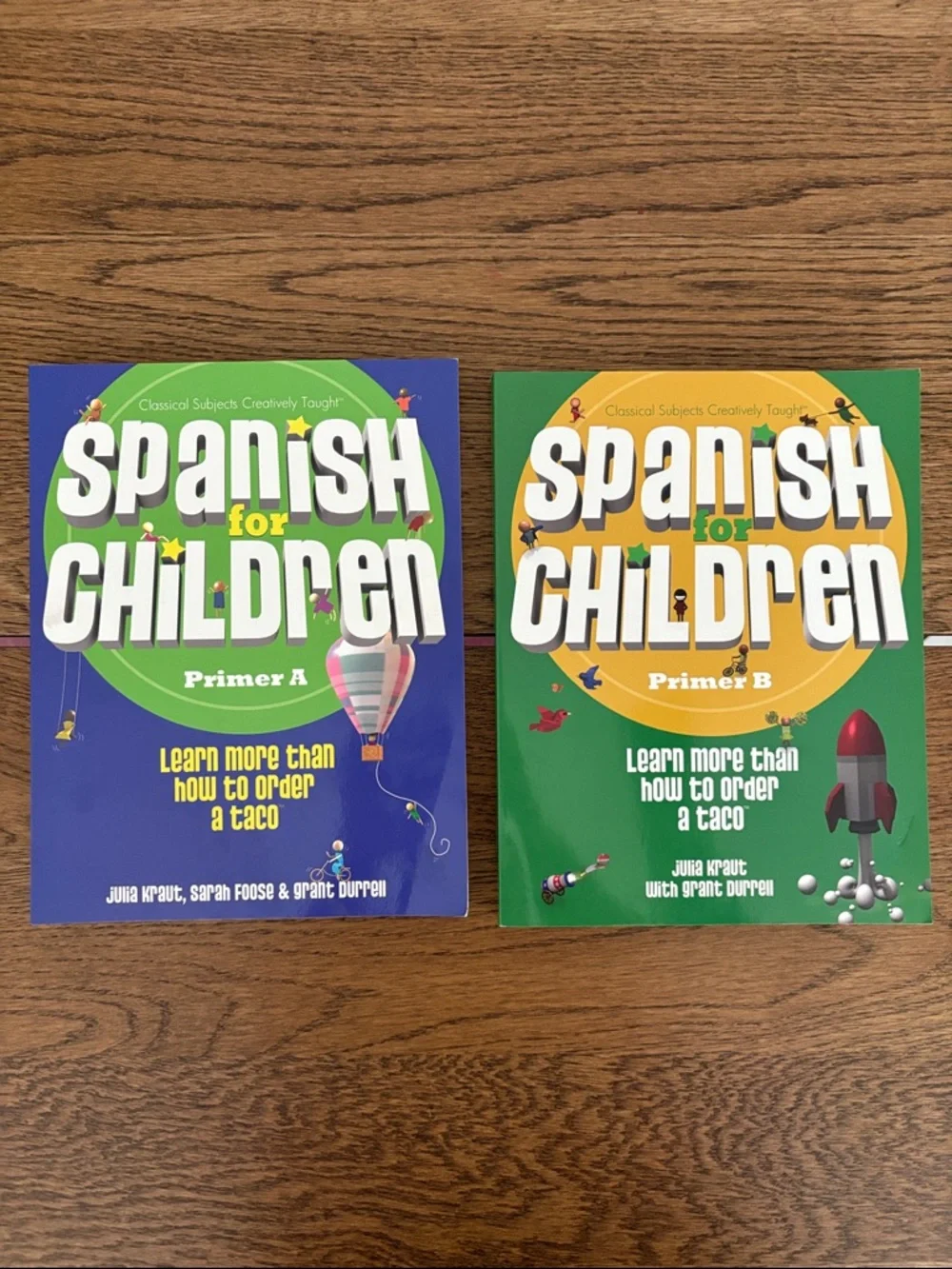 NEW Spanish for Children Primer A & B - Educational Homeachool Kids Books